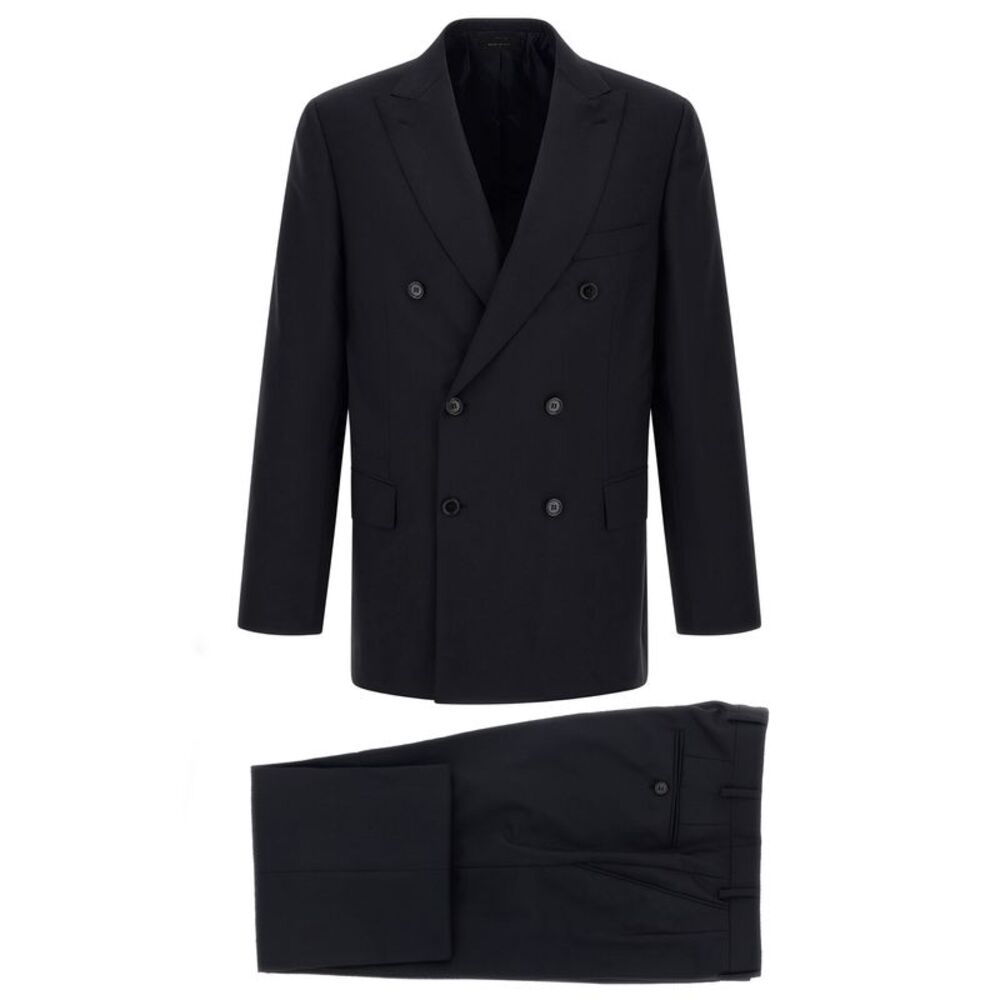 Brioni Blue Wool Two-Piece Men's Suit